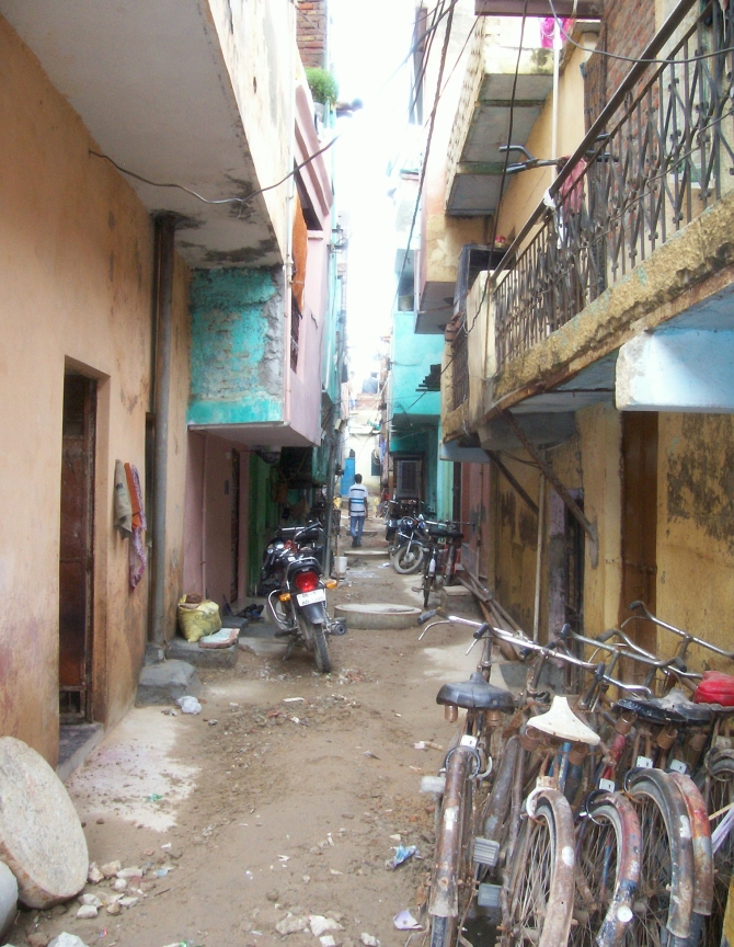 The lane where the family of the Delhi gang-rape victim lives