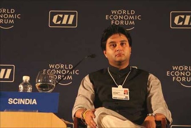 Union minister and MP Congress leader Jyotiraditya Scindia