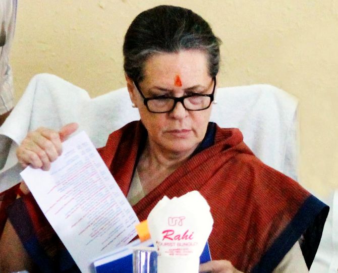 Sonia Gandhi's back in the driver's seat