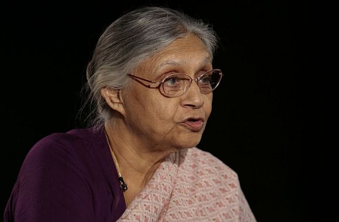 Delhi Chief Minister Sheila Dikshit 