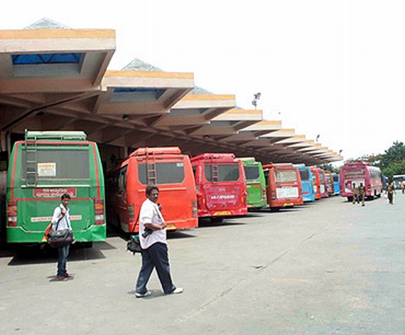 Bus services of the Andhra Pradesh Road Transport Corporation hit