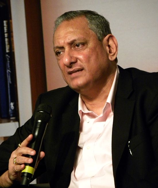 Rakesh Maria interacts with journalists and the audience at the Times Literary Festival in Mumbai.