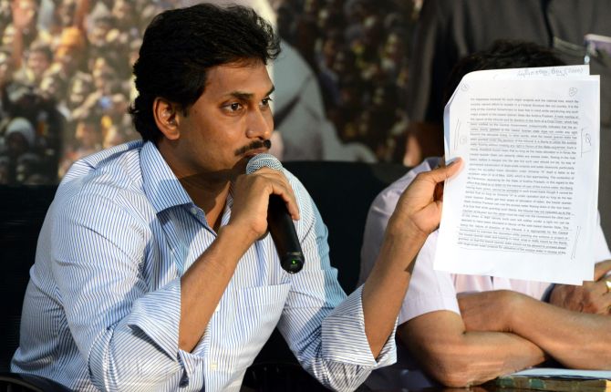 YSR Congress chief Jaganmohan Reddy is proving to be a major headache for Congress