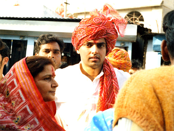 Sachin Pilot is following in his late father's footsteps.
