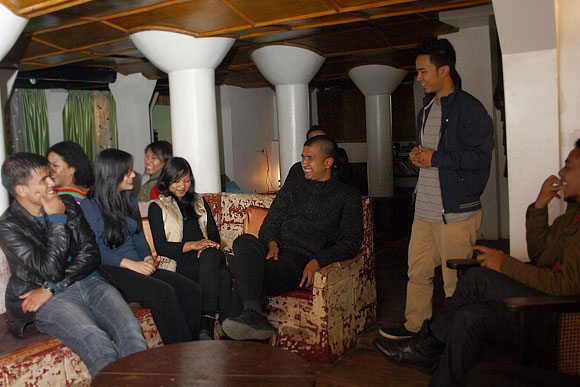 Members of the Shillong Chamber Choir stay in their director's bungalow in Shillong