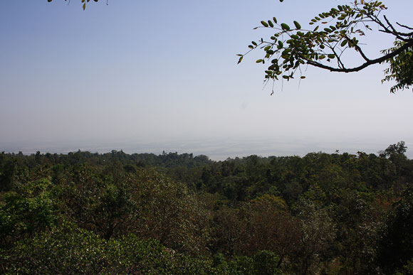 View of the Bangladesh border from Mawlynnong in the East Khasi Hills.