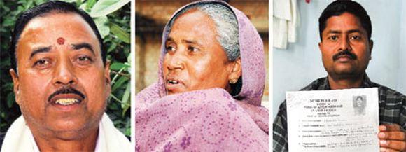 From left to right: Priyadarshini Shahi, head of Bihar Mukhiya Association, wants women mukhiyas trained; Sumitra Devi's husband was killed when he was elected mukhiya; sarpanch Mukesh Kumar did not get arms licence despite applying for it