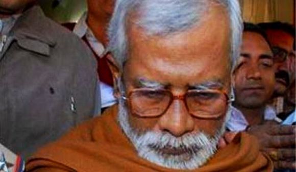 Swami Aseemanand being produced in court