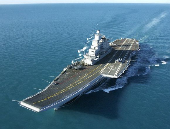 The Marshal Gorshkov, which will be renamed the INS Vikramaditya.