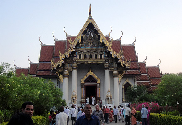 A Thai monastery in Bodh Gaya. The town is dotted with monasteries built by different countries 