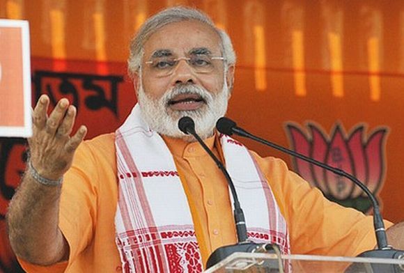 Gujarat Chief Minister Narendra Modi will address a rally in Hyderabad on July 28