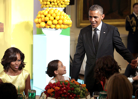 The Obamas play hosts at the second annual 'kids' state dinner