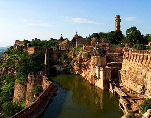 The Chittorgarh fort in Rajasthan
