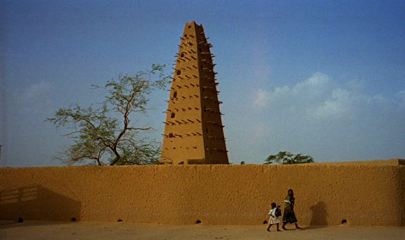The grand mosque at Agadez, Niger