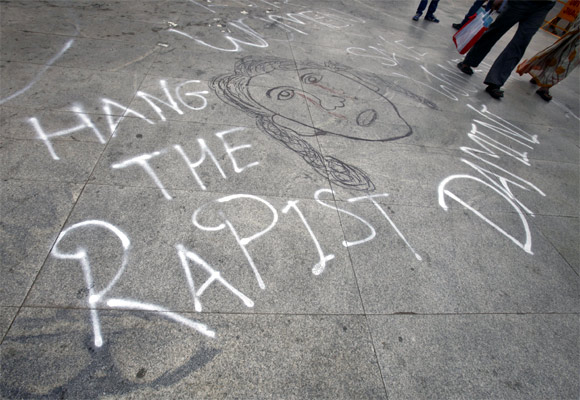 A protest against the rape and murder of the Delhi girl  