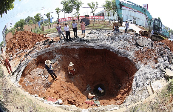 Ever seen these giant sinkholes?