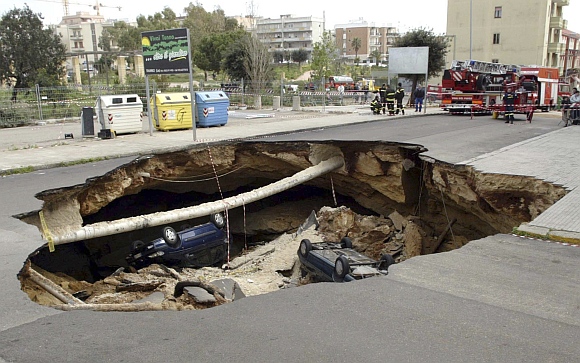 Ever seen these giant sinkholes?