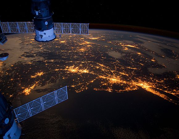 Stunning views of the world from SPACE
