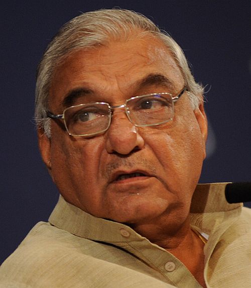 Haryana Chief Minister Bhupinder Singh Hooda