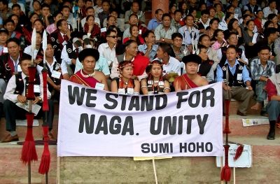 Naga demonstrators