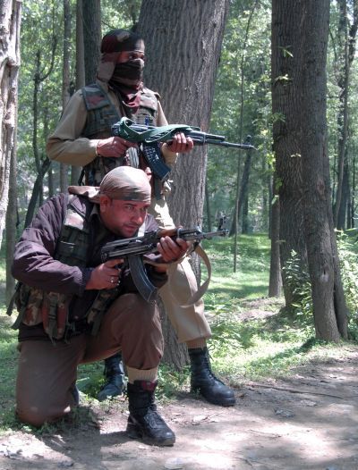 PIX: Two Hizbul commanders gunned down in encounter