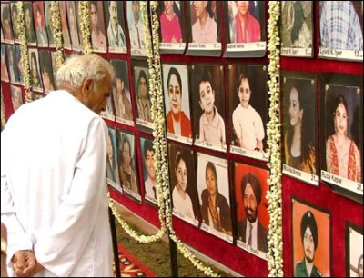A collage of victims who died in the Uphaar fire tragedy