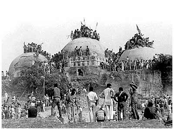 The demolition of the Babri Mosque on December 6, 1992