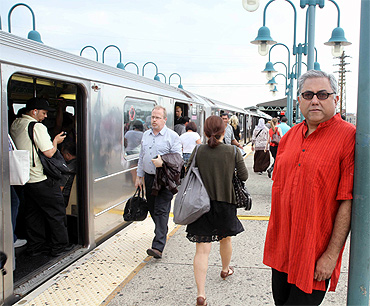 The author Aseem Chhabra in New York