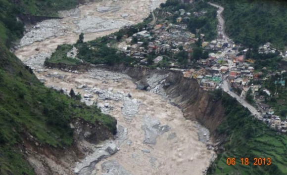 The floods in Uttarakhand 