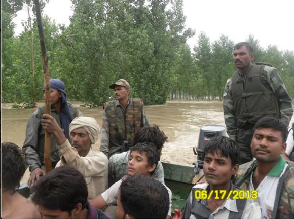 Army conducting flood-relief operation in Uttarakhand