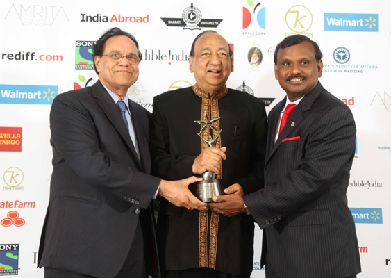 India Abroad Award for Lifetime Service to the Community 2012