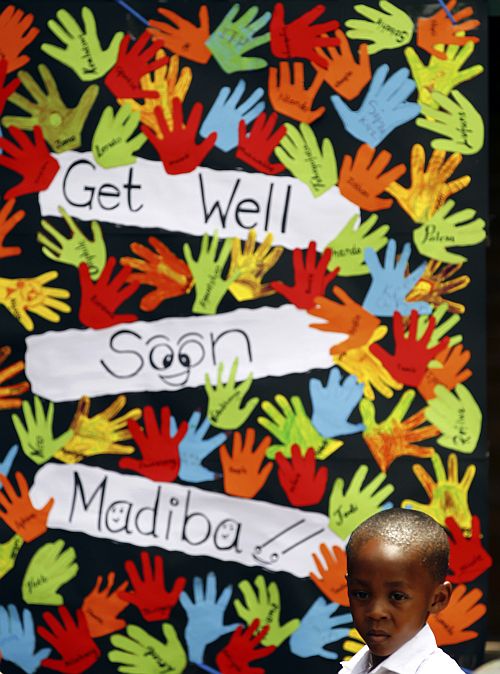 South Africa prays for 'beloved' Madiba