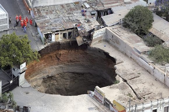 The HOLE story: Meteor crash, ghastly quakes and more