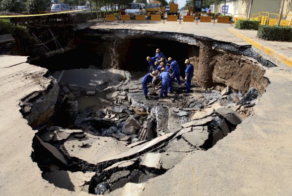 The HOLE story: Meteor crash, ghastly quakes and more