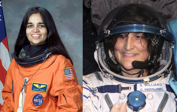 India-origin astronauts Kalpana Chawla and Sunita Williams