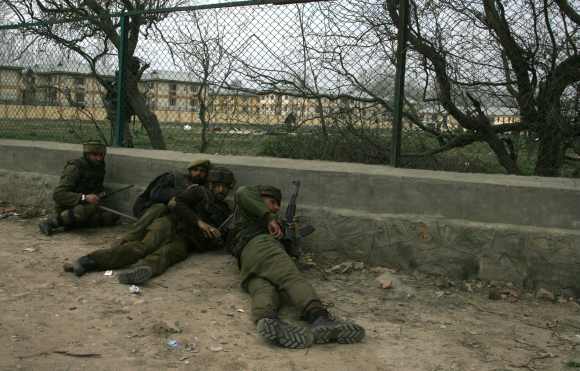 Two militants were killed during the encounter