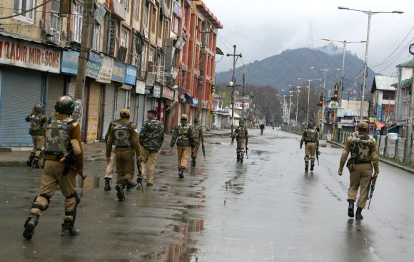 A curfew was imposed early Thursday morning in capital Srinagar and other major towns in Kashmir