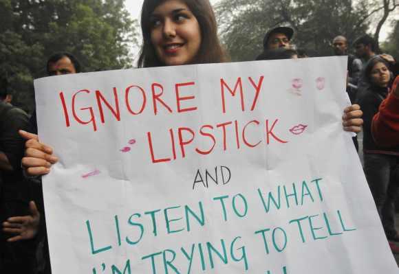 Protesting against rape