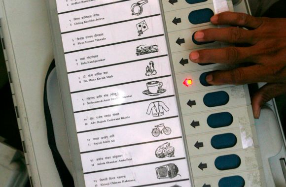 An Electronic Voting Machine.