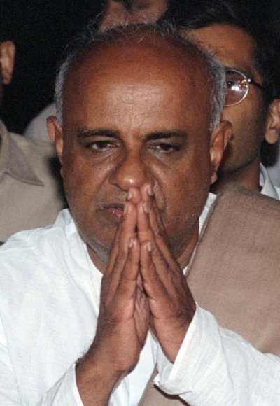 H D Deve Gowda of the JD-S