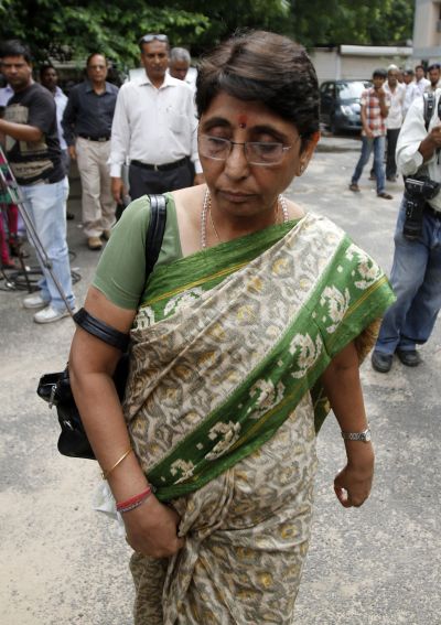 Maya Kodnani appears for a court hearing in Ahmedabad in August, 2012