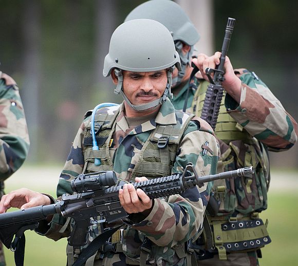 Indian Army's Yudh Abhyas @ Fort Bragg