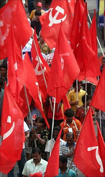 A rally by the Left Front