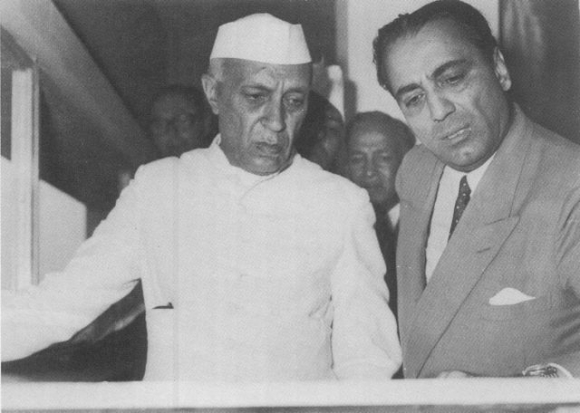 Nehru with Dr Homi Bhabha