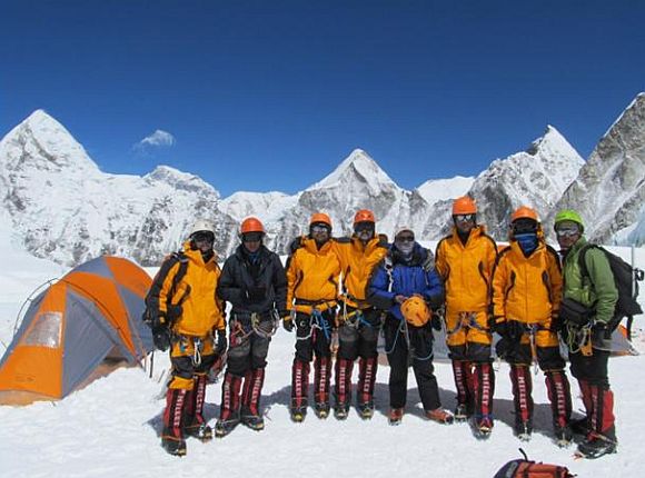 Giripremi's team that scaled Mt Everest