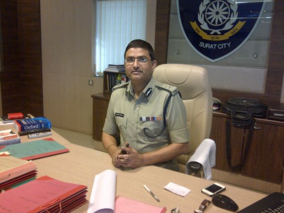 Surat Police Commissioner Rakesh Asthana