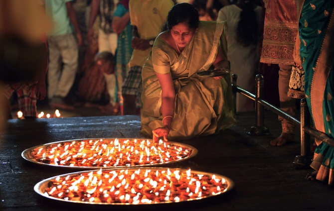 Lights, crackers, action: World celebrates Diwali
