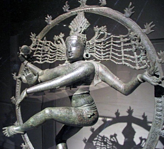 The famous Nataraja statue.