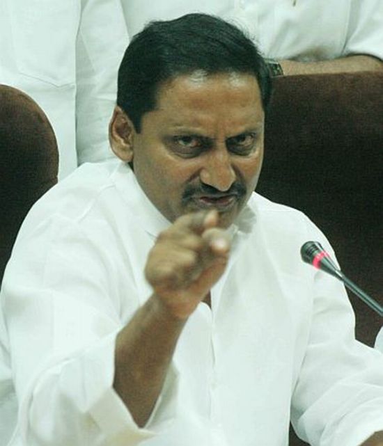 Andhra Pradesh Chief Minister N Kiran Kumar Reddy