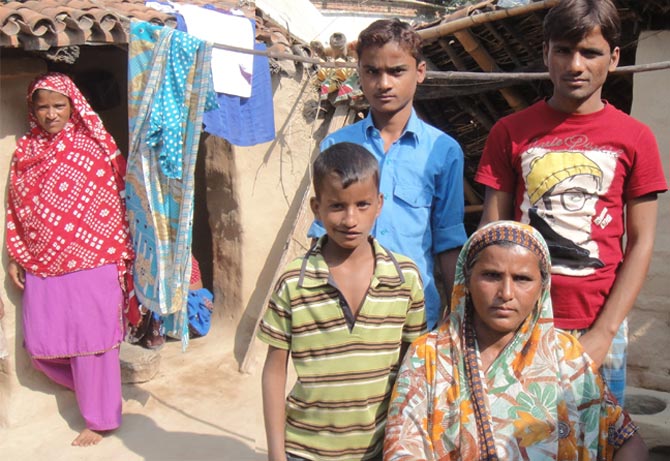 Shakila Khatoon's husband was killed along with five family members at Mumbai's CST station on 26/11. She lives with three sons in a hut with a broken roof in Dhaab on the Bihar-Jharkhand border.